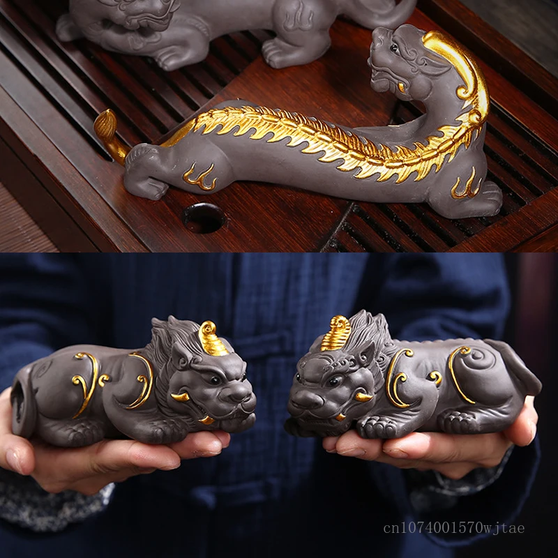 Фиолетовый песок чай домашнее животное Милая благоприятная Kirin творческая чайная игра аксессуары бутик китайские маленькие украшения 1 шт.
Фиолетовый песок чай домашнее животное Милая благоприятная Kirin творческая чайная игра аксессуары бутик китайские маленькие украшения 1 шт.
