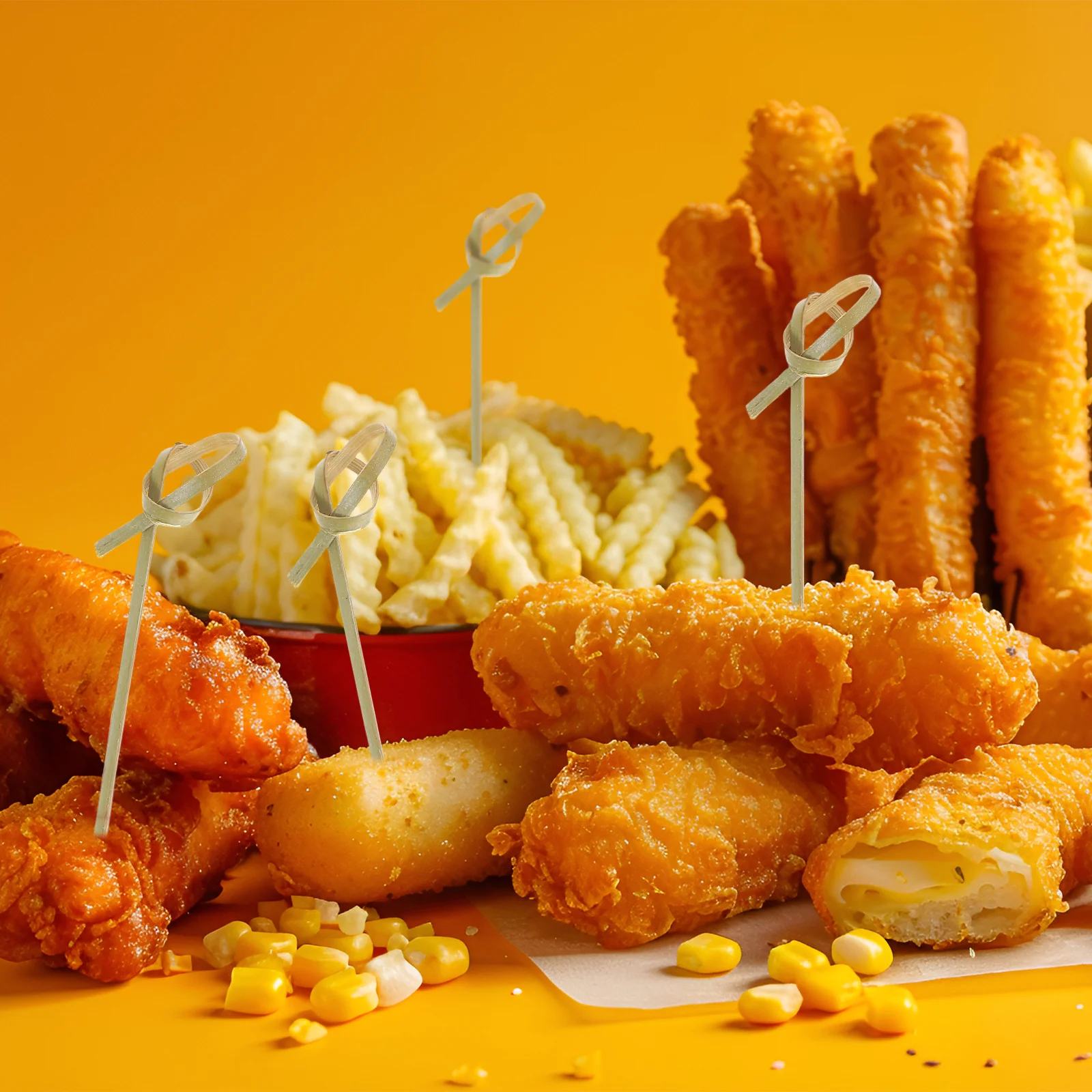 200 pcs Bamboo Cocktail Picks 10.5Cm Thickened Disposable Fruit Sticks Party Appetizers Decor Red Bead Design Drink Food Tools
200 pcs Bamboo Cocktail Picks 10.5Cm Thickened Disposable Fruit Sticks Party Appetizers Decor Red Bead Design Drink Food Tools