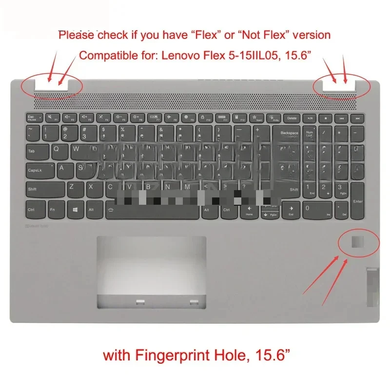 WAFWAFW Новинка для Lenovo Flex 5-15 flex 5-15iil05 5-15itl05 упор для рук с подсветкой клавиатуры (серебристый) с отверстием для отпечатков пальцев 15,6 дюйма
WAFWAFW Новинка для Lenovo Flex 5-15 flex 5-15iil05 5-15itl05 упор для рук с подсветкой клавиатуры (серебристый) с отверстием для отпечатков пальцев 15,6 дюйма