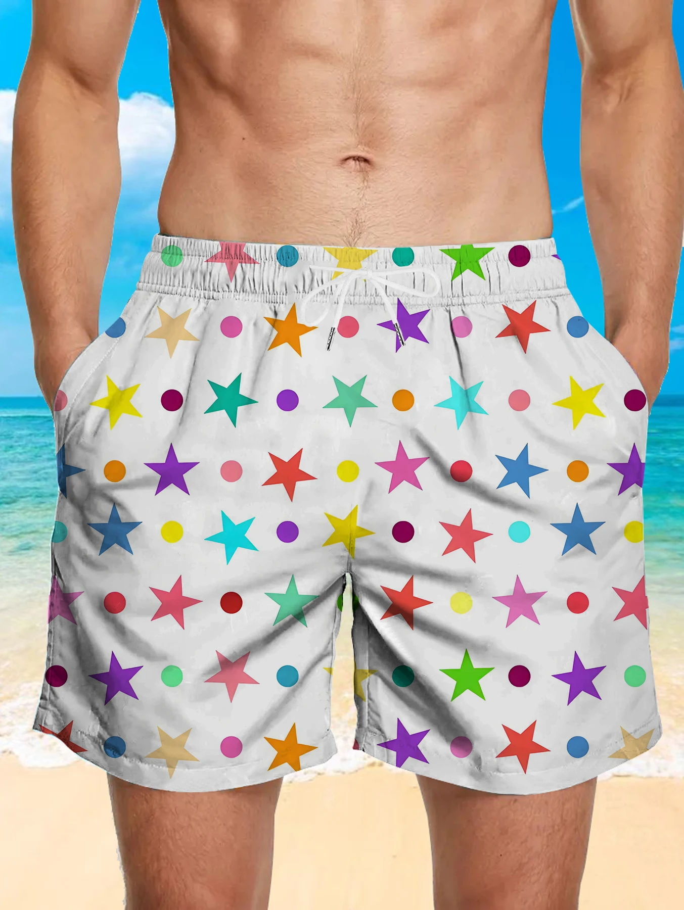 Fashion Digital Full Print Beach Pants Men Lightweight Quick Dry Casual Shorts
Fashion Digital Full Print Beach Pants Men Lightweight Quick Dry Casual Shorts