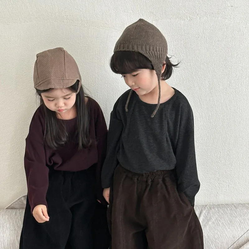 Childrens Top 2025 Autumn New Item Brushed Long Sleeved Base Shirt Clean Color Round Neck Top T-shirt Daily White Outfit
Childrens Top 2025 Autumn New Item Brushed Long Sleeved Base Shirt Clean Color Round Neck Top T-shirt Daily White Outfit