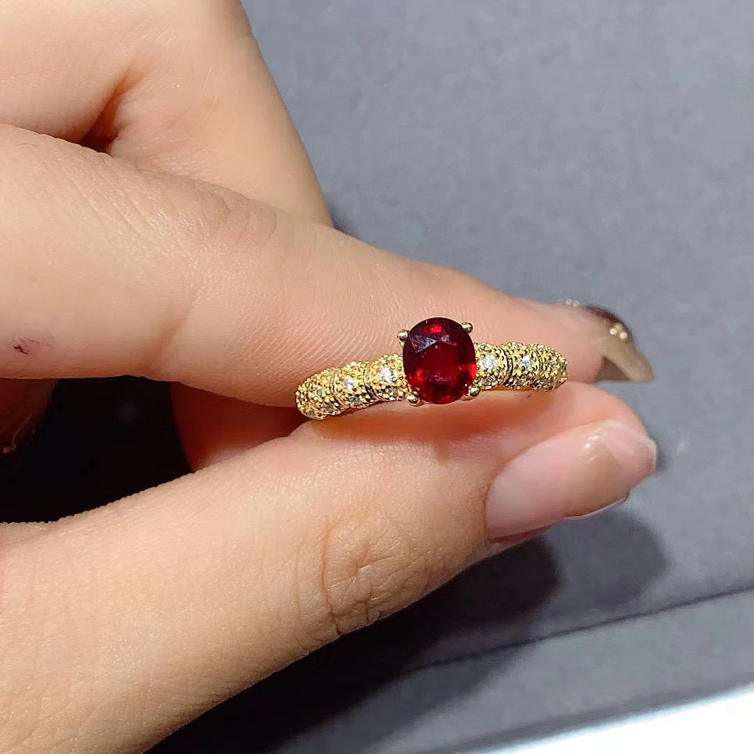KJJEAXCMY Fine Jewelry Natural Ruby Women's Ring S925 Pure Silver Exquisite Inlaid High Clarity Gems Support Testing
KJJEAXCMY Fine Jewelry Natural Ruby Women's Ring S925 Pure Silver Exquisite Inlaid High Clarity Gems Support Testing