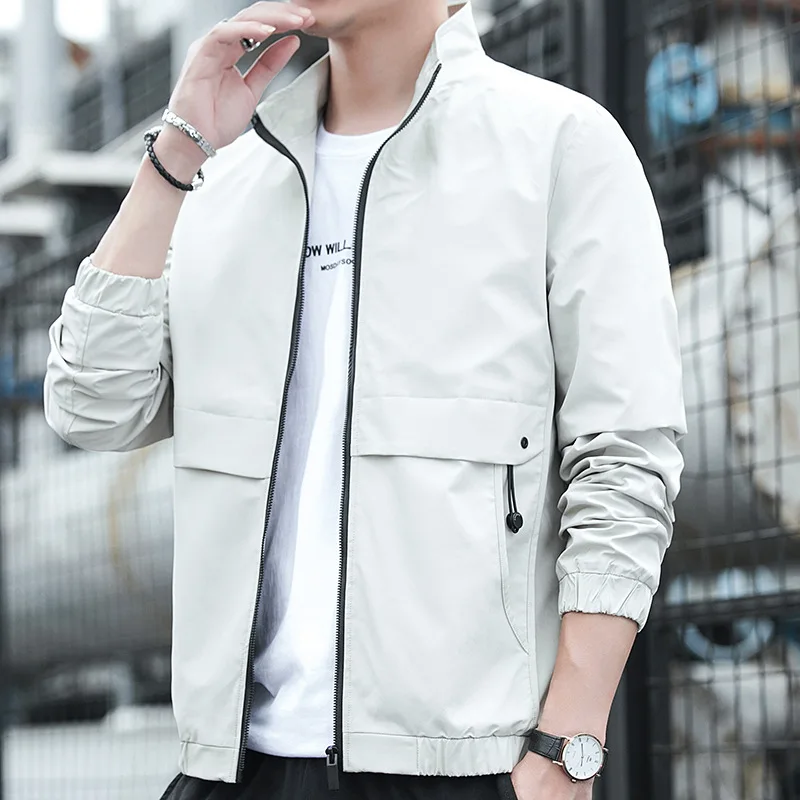 2023 Men's Autumn Casual Stand-up Collar Jacket Youth Handsome Business Thin Jacket
2023 Men's Autumn Casual Stand-up Collar Jacket Youth Handsome Business Thin Jacket