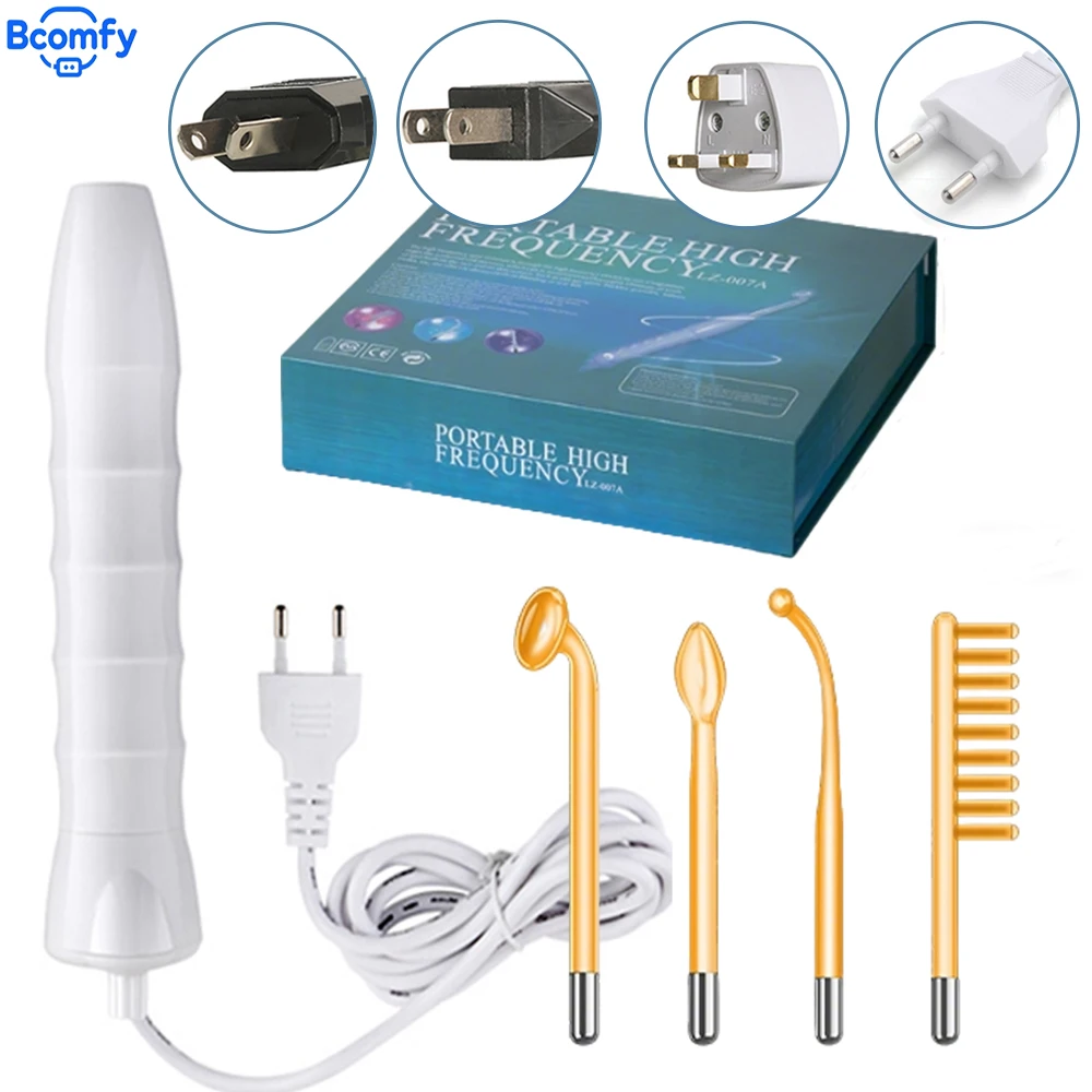 Handheld Electric Skin Therapy Wand 4-in-1 Facial Beauty Tool for Acne Treatment Massage Skin Tightening Wrinkle Reduction
Handheld Electric Skin Therapy Wand 4-in-1 Facial Beauty Tool for Acne Treatment Massage Skin Tightening Wrinkle Reduction