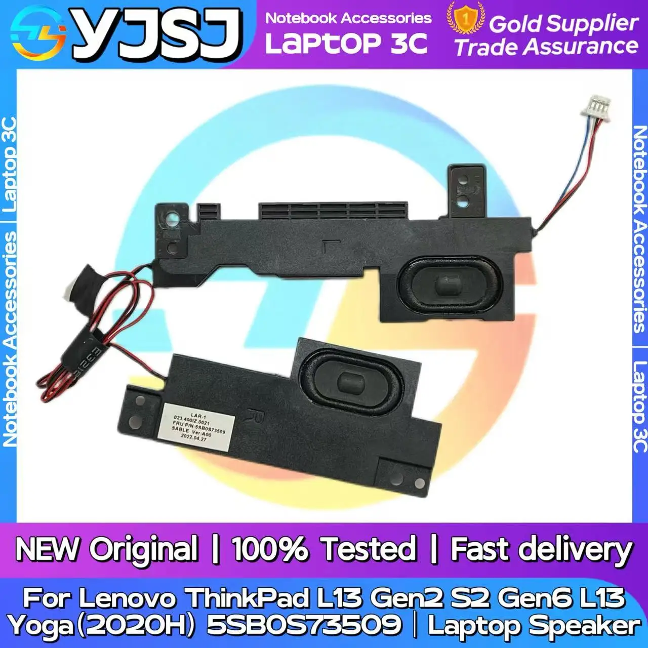 New Original Laptop Notebook Audio Speaker For Lenovo ThinkPad L13 Gen2 S2 Gen6 L13 Yoga 2020H 5SB0S73509 built-in speaker horn
New Original Laptop Notebook Audio Speaker For Lenovo ThinkPad L13 Gen2 S2 Gen6 L13 Yoga 2020H 5SB0S73509 built-in speaker horn