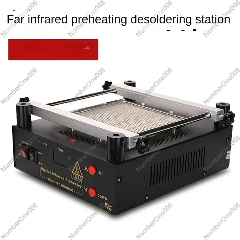 853 Preheating Platform BGA Repair Table 500 ℃ Digital Display, Infrared Heating Platform Preheating Welding Table
853 Preheating Platform BGA Repair Table 500 ℃ Digital Display, Infrared Heating Platform Preheating Welding Table