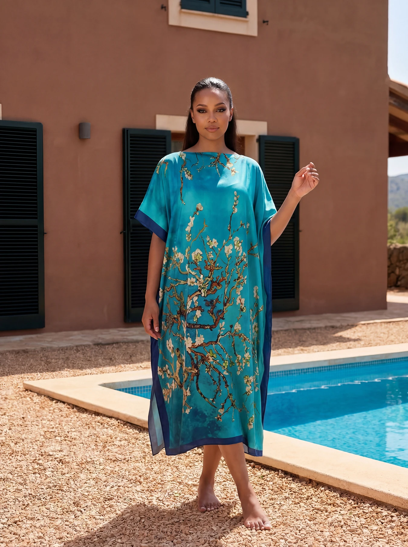 plus Size Scraf Print Maxi Dress Women's Beachwear One Piece Silk-Like Polyester Fashion Shawl Included Large Size Dresses
plus Size Scraf Print Maxi Dress Women's Beachwear One Piece Silk-Like Polyester Fashion Shawl Included Large Size Dresses