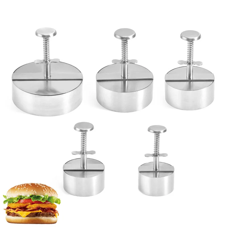 304 Hamburg Meat Press Stainless Steel Cake Press Meat Cake Mold DIY Rice And Vegetable Roll Meat Dumpling Skin Mold
304 Hamburg Meat Press Stainless Steel Cake Press Meat Cake Mold DIY Rice And Vegetable Roll Meat Dumpling Skin Mold
