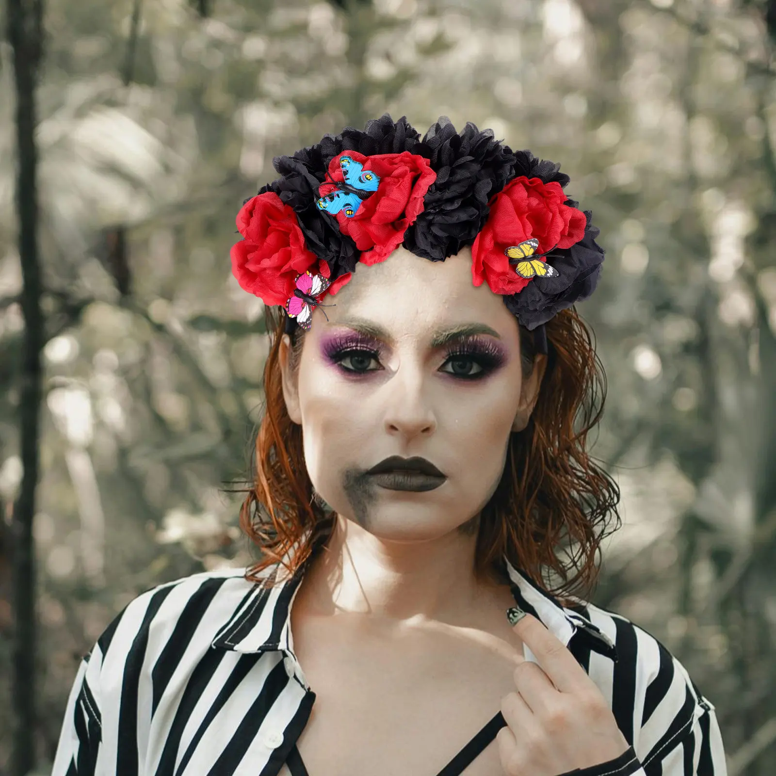 Flower Headband for Festival Hair Hoop Mexican Headpiece Headbands Women Catrina Costume Butterfly Dress Costumes
Flower Headband for Festival Hair Hoop Mexican Headpiece Headbands Women Catrina Costume Butterfly Dress Costumes