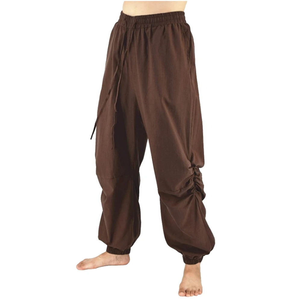 Men Pirate Pants Vintage Medieval Renaissance Lounge Costume Loose Pants Viking Black Brown Trouser
Men Pirate Pants Vintage Medieval Renaissance Lounge Costume Loose Pants Viking Black Brown Trouser