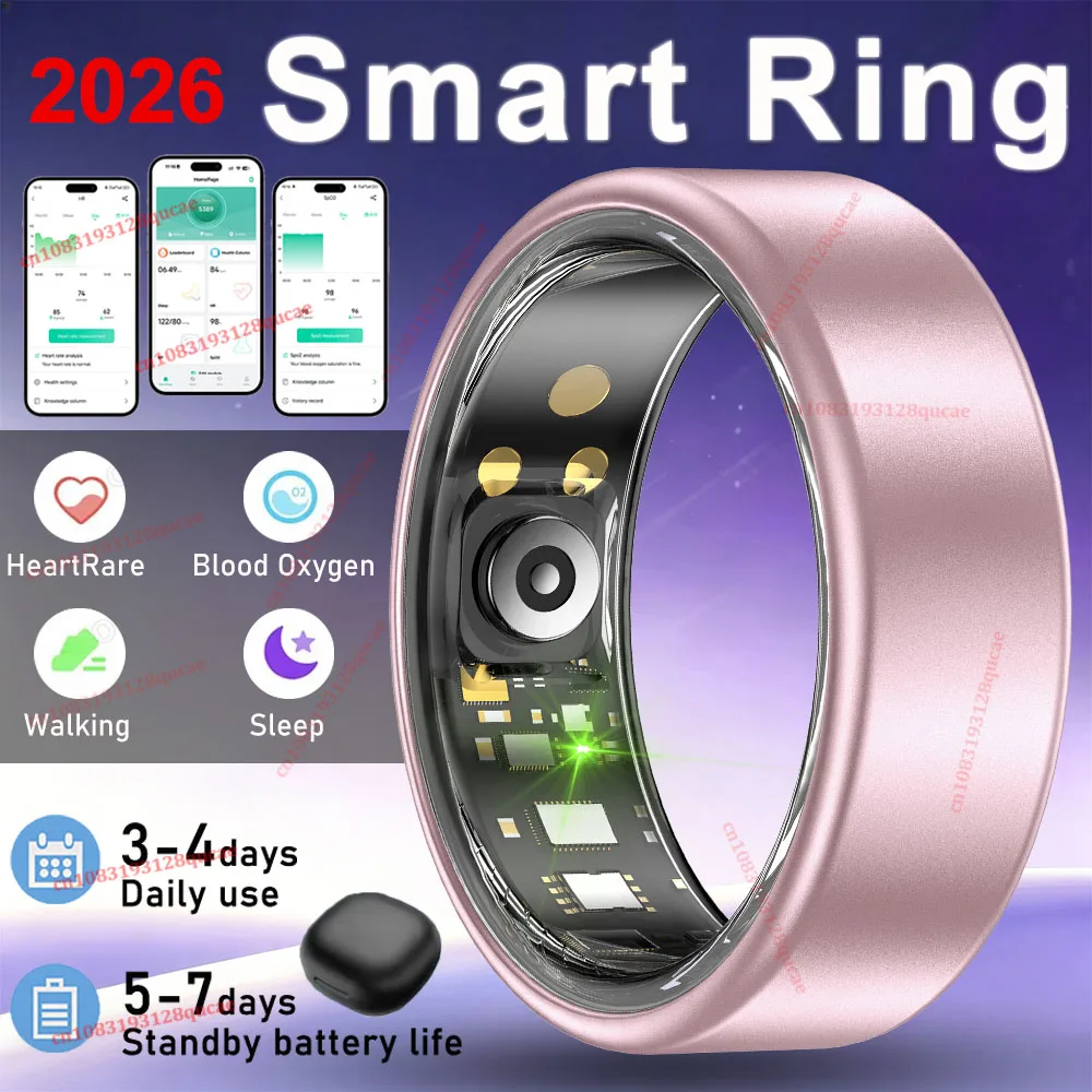 2026 New R09 Smart Ring Men Women with Charging Case, Heart Rate, Blood Oxygen Health and Sleep Monitoring For Android IOS Phone
2026 New R09 Smart Ring Men Women with Charging Case, Heart Rate, Blood Oxygen Health and Sleep Monitoring For Android IOS Phone