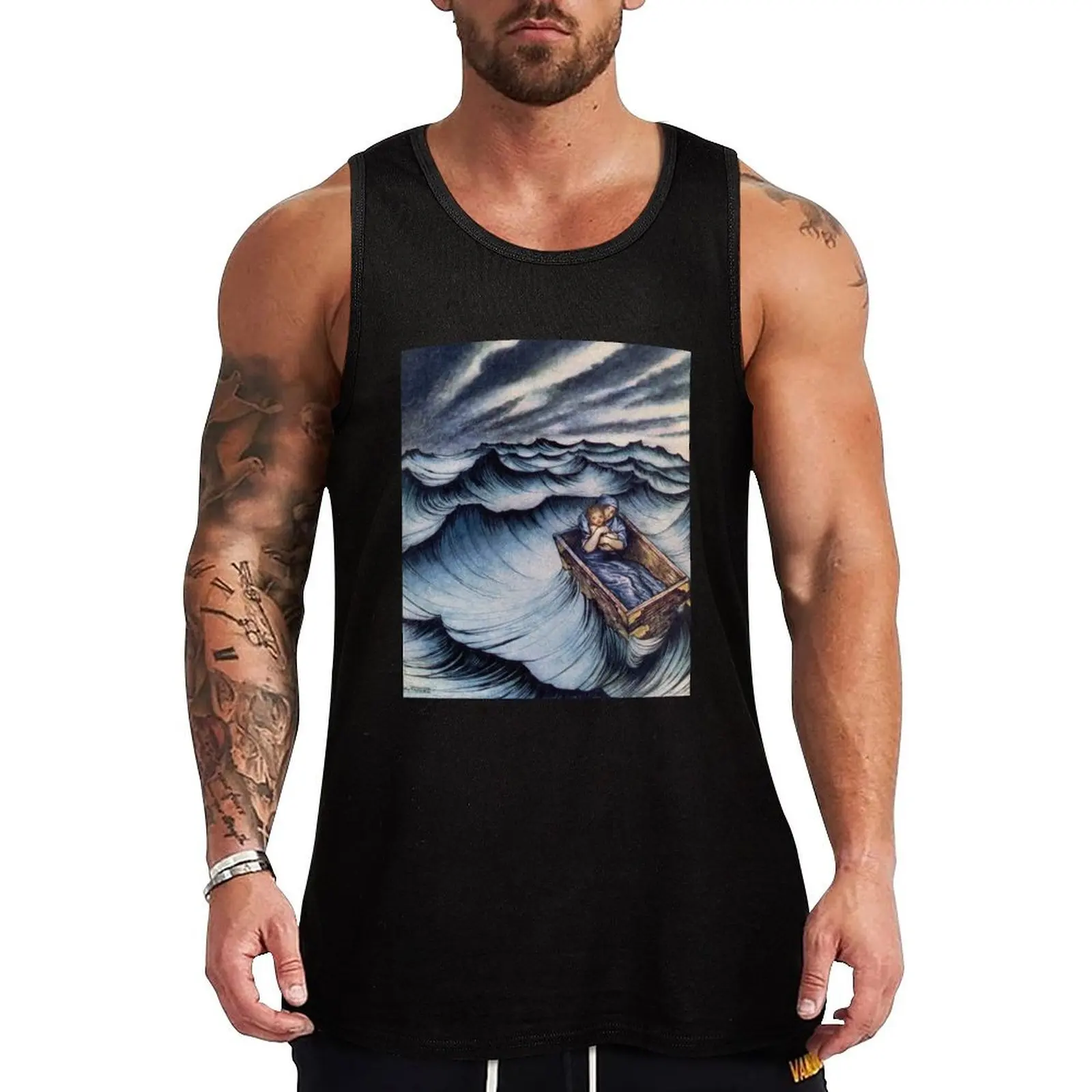 Arthur Rackham: Danae clasped her child Tank Top Rugged Workwear Tank Top Durable Sleeveless Wear
Arthur Rackham: Danae clasped her child Tank Top Rugged Workwear Tank Top Durable Sleeveless Wear