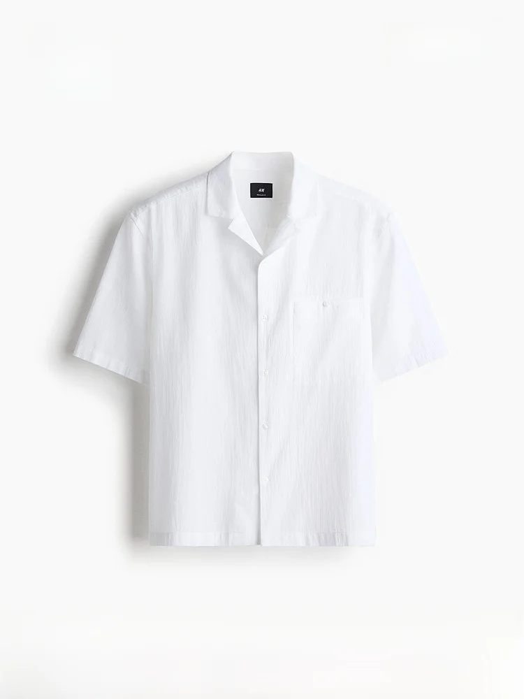 H&M Men's Standard Fit Cuban Collar Shirt Short Sleeve Casual Cotton Button up Summer New Arrival 2026 Daily Wear
H&M Men's Standard Fit Cuban Collar Shirt Short Sleeve Casual Cotton Button up Summer New Arrival 2026 Daily Wear