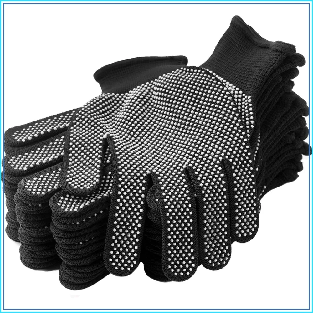 Anti-slip Knitted Work Gloves, 12 Pairs Stretchy Cloth Gloves, Thin Moisture Liners
Anti-slip Knitted Work Gloves, 12 Pairs Stretchy Cloth Gloves, Thin Moisture Liners