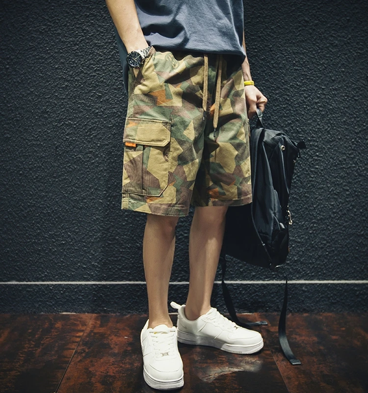 Summer Thin Camouflage Workwear orts Men's American Loose Trendy Brand INS Five-Quarter Casual Pants Straight Leg Pants
Summer Thin Camouflage Workwear orts Men's American Loose Trendy Brand INS Five-Quarter Casual Pants Straight Leg Pants