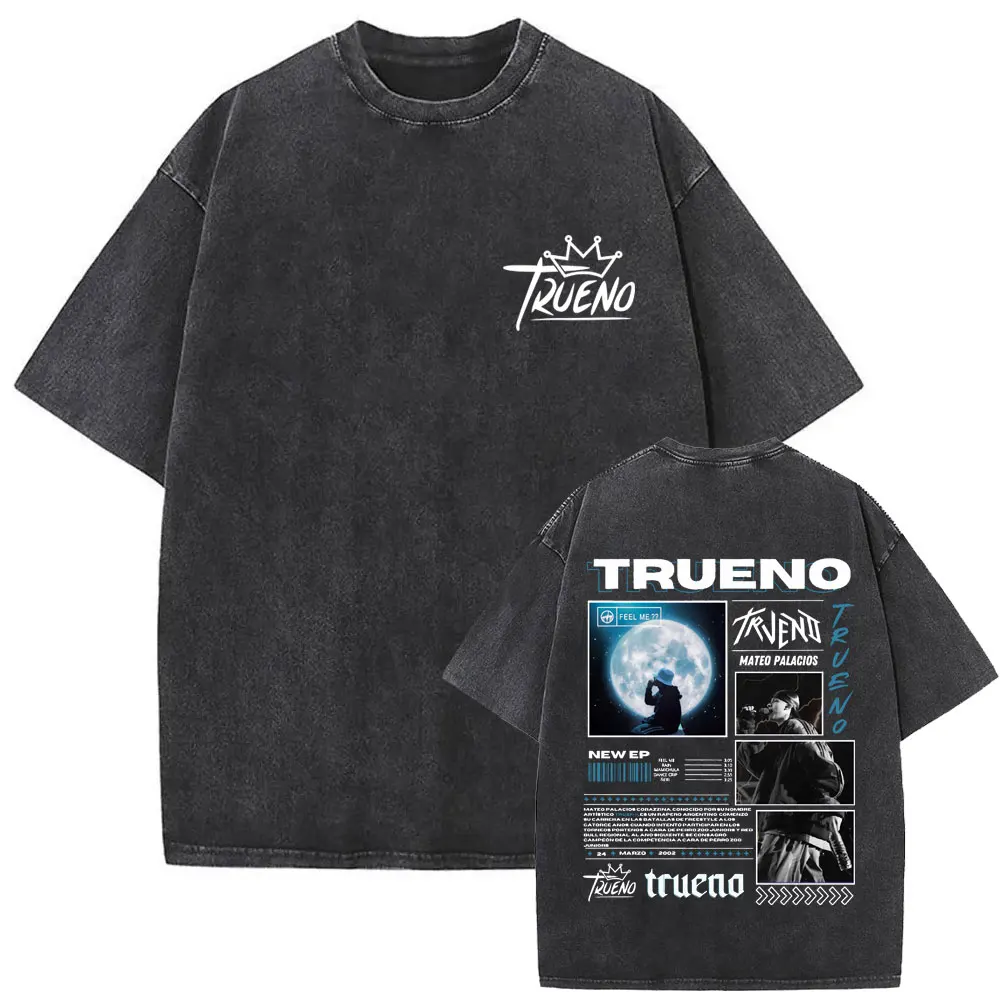 Vintage Washed Rapper Trueno Mateo Palacios T-shirt Men Women Casual Oversized Tshirt Men's Fashion Hip Hop T Shirts Streetwear
Vintage Washed Rapper Trueno Mateo Palacios T-shirt Men Women Casual Oversized Tshirt Men's Fashion Hip Hop T Shirts Streetwear