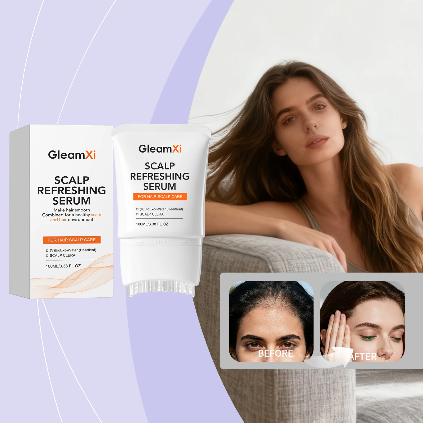 Refreshing Scalp Treatment Serum Gentle Non Sticky Lightweight Daily Massage Moisturizing Smooth Silky Hair Care All Types
Refreshing Scalp Treatment Serum Gentle Non Sticky Lightweight Daily Massage Moisturizing Smooth Silky Hair Care All Types