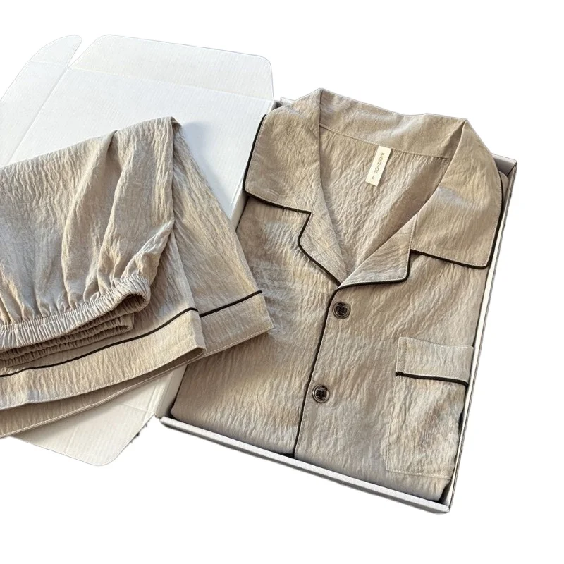 That Can Be Worn Outside Comfortable Cotton Summer Pajamas for Men, Short-sleeved and Short-panted, Summer Youth Loungewear Set
That Can Be Worn Outside Comfortable Cotton Summer Pajamas for Men, Short-sleeved and Short-panted, Summer Youth Loungewear Set