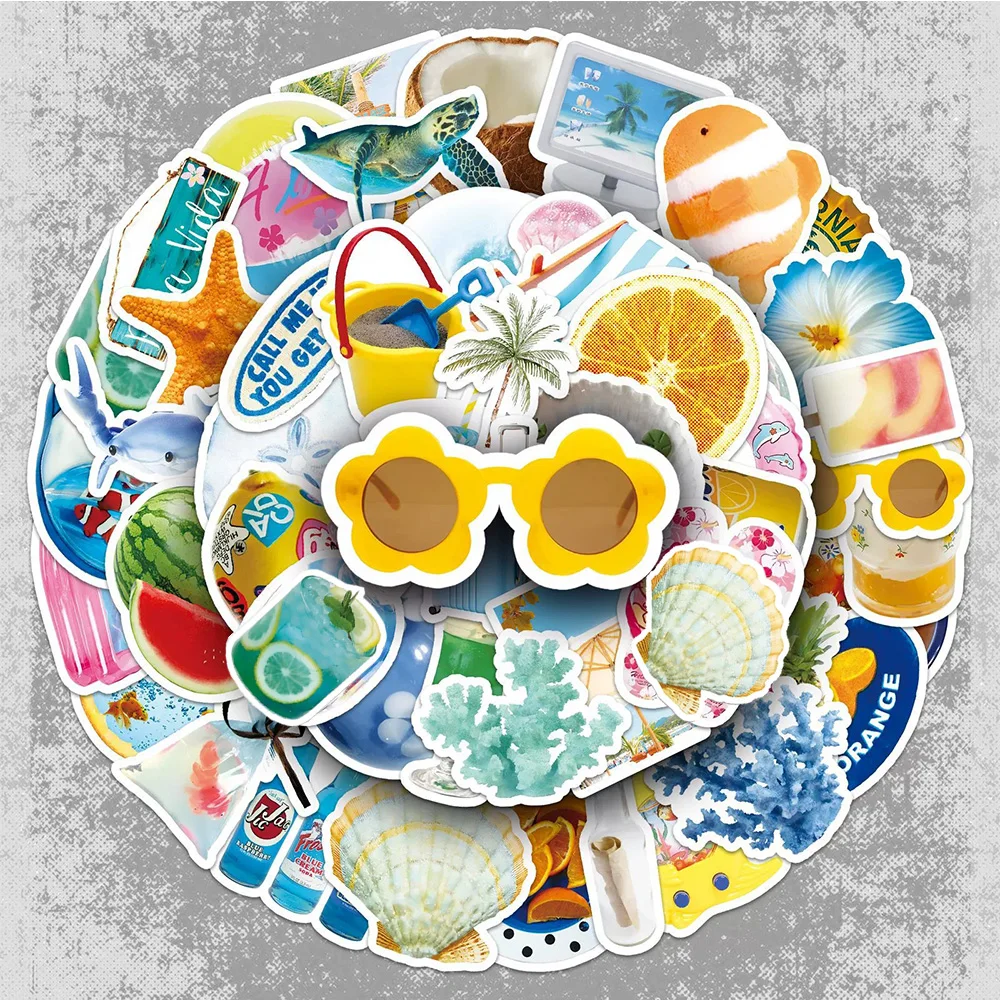 10/30/50pcs Cute Aesthetic Summer Day Beach Stickers INS Drink Decals DIY Suitcase Notebook Phone Car Waterproof Kid Sticker Toy
10/30/50pcs Cute Aesthetic Summer Day Beach Stickers INS Drink Decals DIY Suitcase Notebook Phone Car Waterproof Kid Sticker Toy