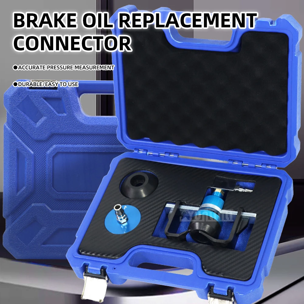 Universal Brake Fluid Filling Adapter, Brake Bleeder Kit Connector, Auto Service Tool
Universal Brake Fluid Filling Adapter, Brake Bleeder Kit Connector, Auto Service Tool