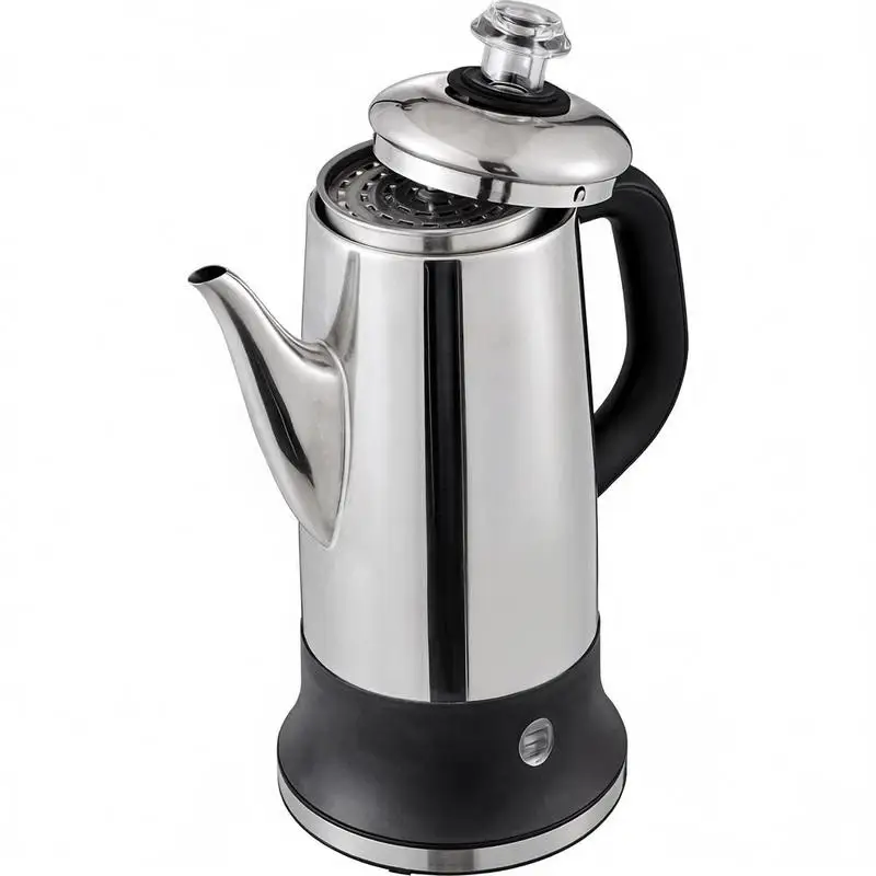 Coffee Brewer 12-Cup For Kitchen Office Party, Constant Temperature Retention Insulated Grip Traditional Design Rapid Extraction Precision Pouring Metal Polish
Coffee Brewer 12-Cup For Kitchen Office Party, Constant Temperature Retention Insulated Grip Traditional Design Rapid Extraction Precision Pouring Metal Polish