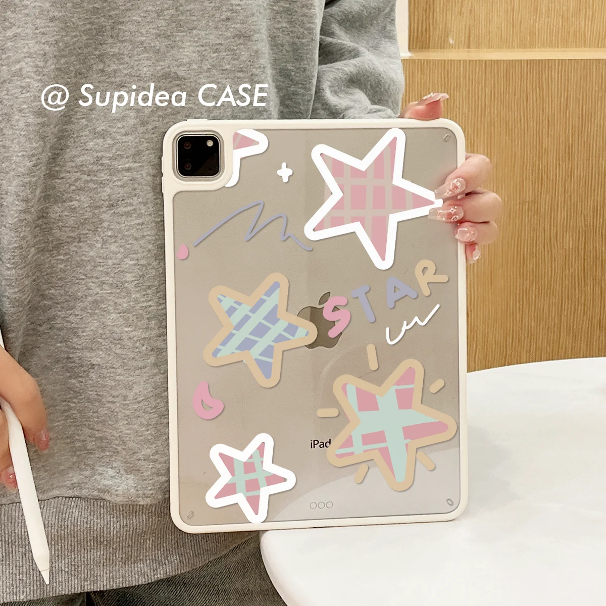 Ins Stripe Star Straight Edge iPad Case For iPad Pro 11 13in 2025 iPad Pro 12.9in Air7 10/11th M4/5 Shockproof Lidless Cover
Ins Stripe Star Straight Edge iPad Case For iPad Pro 11 13in 2025 iPad Pro 12.9in Air7 10/11th M4/5 Shockproof Lidless Cover
