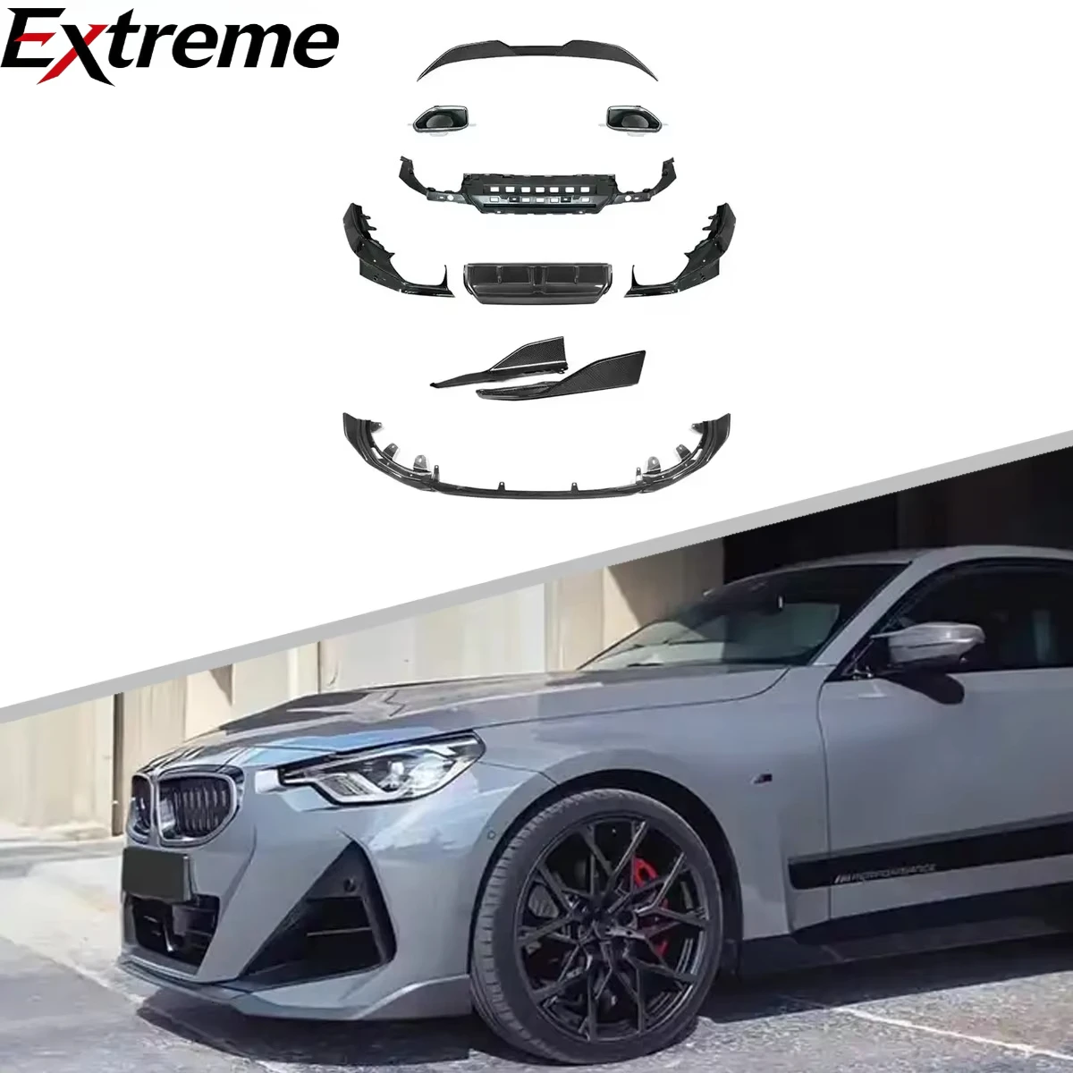 Hot Quality MP Style AeroKit Car Bumper Side Skirt Body Kit for BMW G42 2-Series Coupe
Hot Quality MP Style AeroKit Car Bumper Side Skirt Body Kit for BMW G42 2-Series Coupe