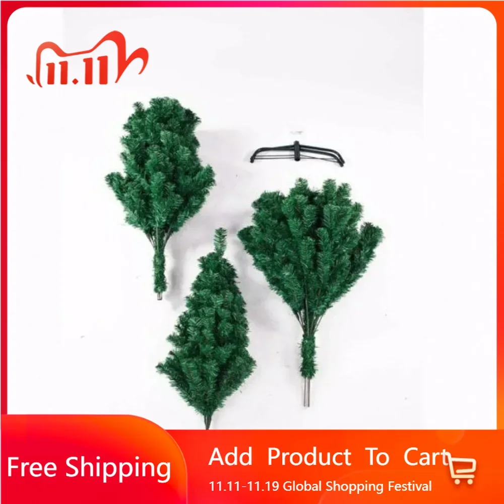 The green 6ft 1050 branch leaves are made of high-quality eco-friendly flame retardant PVC material for Christmas trees
The green 6ft 1050 branch leaves are made of high-quality eco-friendly flame retardant PVC material for Christmas trees