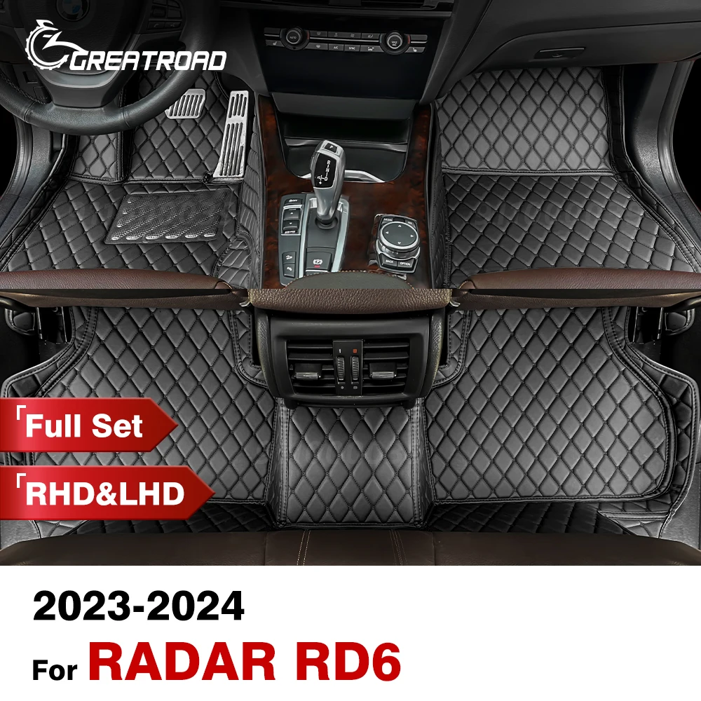 Автомобильные напольные коврики на заказ для радара RD6 2023 2024 дюйма, детали интерьера, аксессуары, защитные детали
Автомобильные напольные коврики на заказ для радара RD6 2023 2024 дюйма, детали интерьера, аксессуары, защитные детали