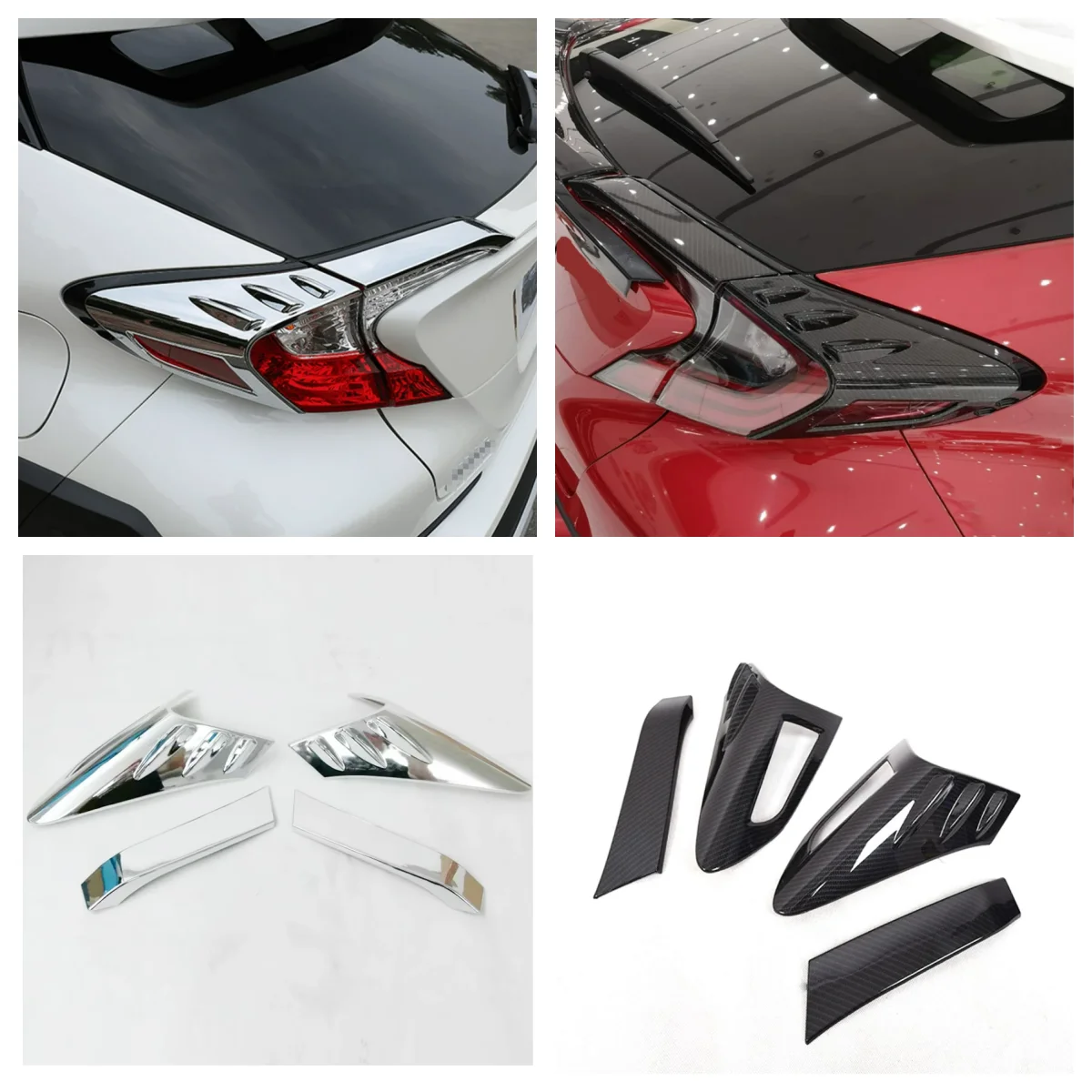 For Toyota C-HR 2016 2017 2018 -2020 Accessories Car Tail Lights Rear Lamps Decoration Frame Cover Trim Car Styling 4pcs
For Toyota C-HR 2016 2017 2018 -2020 Accessories Car Tail Lights Rear Lamps Decoration Frame Cover Trim Car Styling 4pcs
