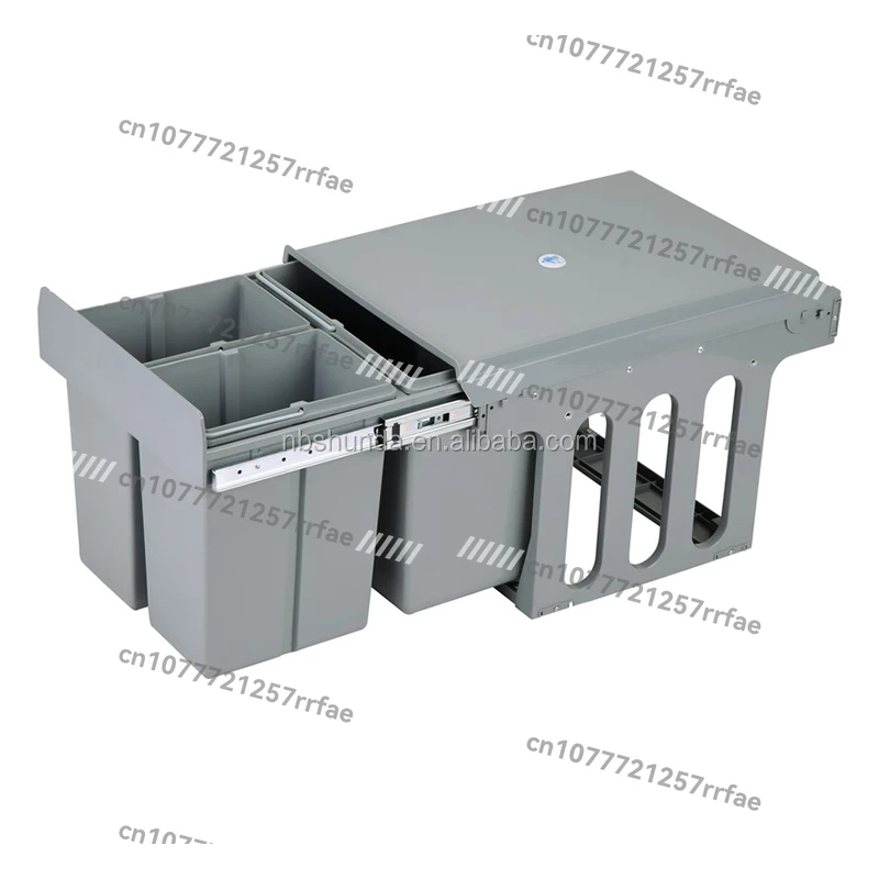 Family area living kitchen trash can can be pulled out of the cabinet trash can, with compartment recycling combination
Family area living kitchen trash can can be pulled out of the cabinet trash can, with compartment recycling combination