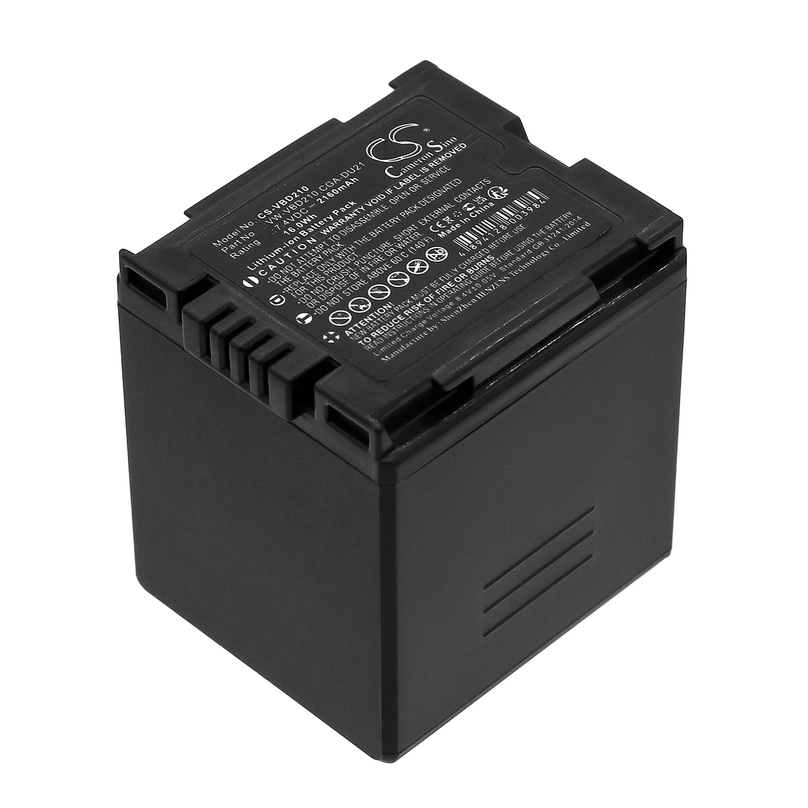 Li-ion Camera Battery for Panasonic, 7.4V, 2160mAh, Compatible Models: DZ-BD70, DZ-BD7H
Li-ion Camera Battery for Panasonic, 7.4V, 2160mAh, Compatible Models: DZ-BD70, DZ-BD7H