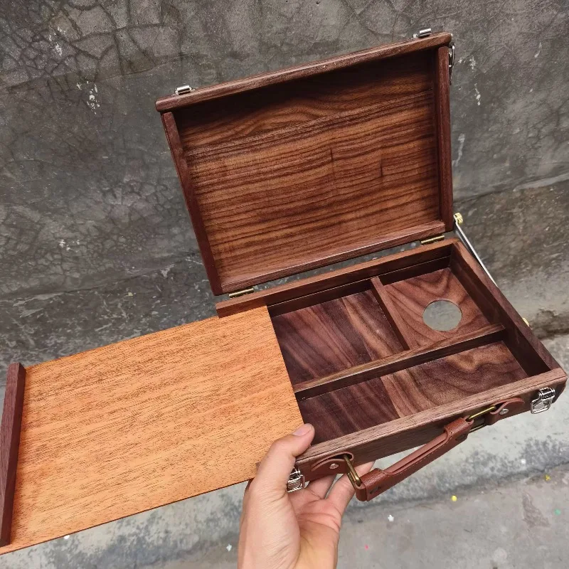 Wooden Side Pull Palette Portable Oil Painting Box Art Materials Student Outdoor Sketching Painting Creation Water Color Palette
Wooden Side Pull Palette Portable Oil Painting Box Art Materials Student Outdoor Sketching Painting Creation Water Color Palette