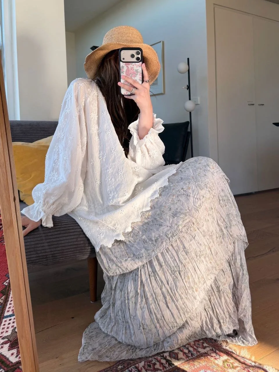 High Waist Long Floral Layered Cake Skirt Women's Spring New Style Slimming Half-length Skirt with Puff Sleeves
High Waist Long Floral Layered Cake Skirt Women's Spring New Style Slimming Half-length Skirt with Puff Sleeves