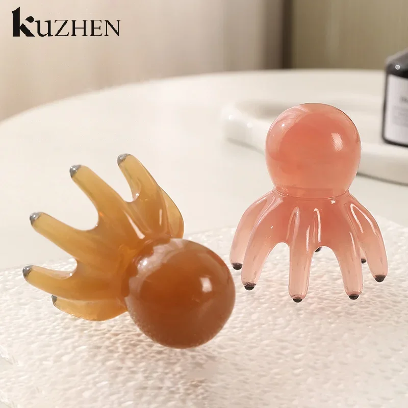 Терапевтическая расческа Гуа Ша с 8 когтями для ухода за волосами и кожей головы, портативное устройство из нефритовой смолы 
Терапевтическая расческа Гуа Ша с 8 когтями для ухода за волосами и кожей головы, портативное устройство из нефритовой смолы