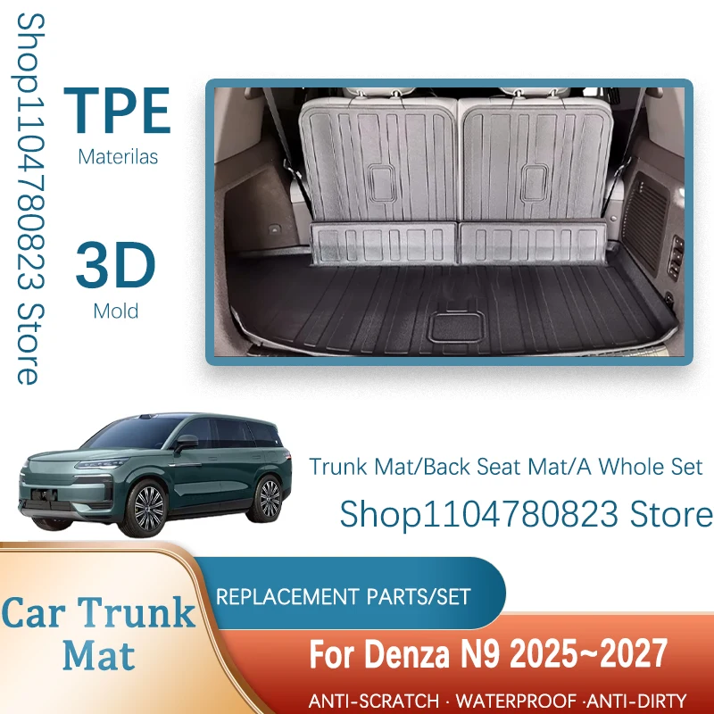 Car Rear Trunk Mat For BYD Denza N9 2025 2026 2027 6seat Waterproof Rug Storage Pad Cargo Liner Back Seat Cover Auto Accessories
Car Rear Trunk Mat For BYD Denza N9 2025 2026 2027 6seat Waterproof Rug Storage Pad Cargo Liner Back Seat Cover Auto Accessories