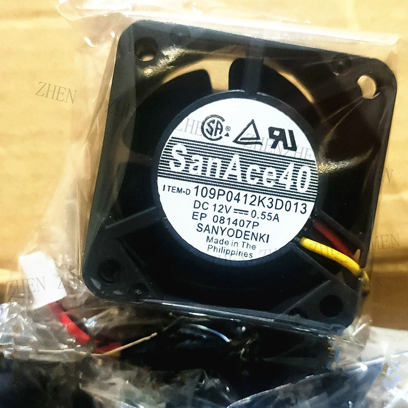 S New 109P0412K3D013 DC 12V 0.55A 3 Wire cooling Fan For Sanyo
S New 109P0412K3D013 DC 12V 0.55A 3 Wire cooling Fan For Sanyo