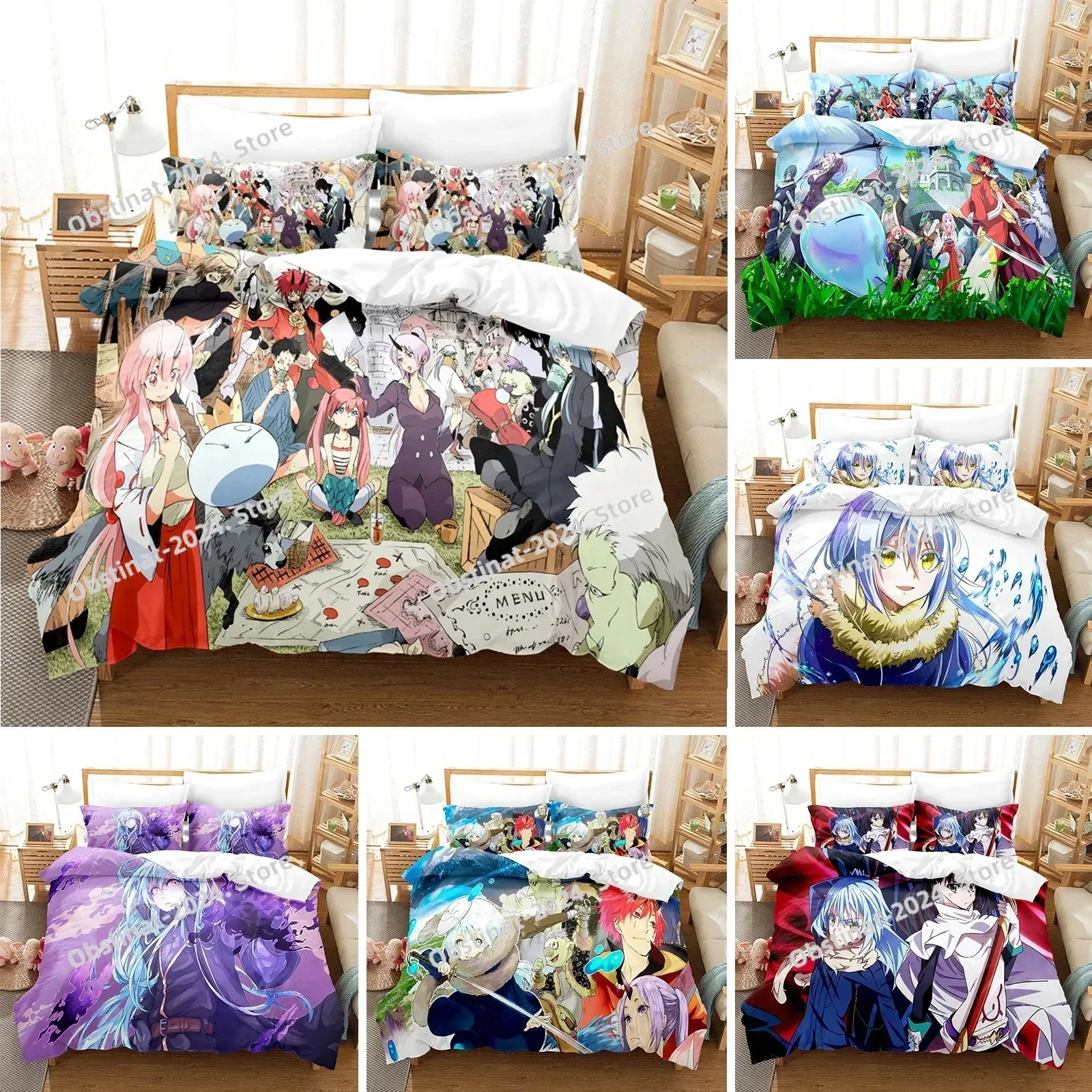 Anime Bedding Set That Time I Got Reincarnated As A Slime Rimuru Kids Gift Duvet Cover Pillowcases Queen King Single Size
Anime Bedding Set That Time I Got Reincarnated As A Slime Rimuru Kids Gift Duvet Cover Pillowcases Queen King Single Size