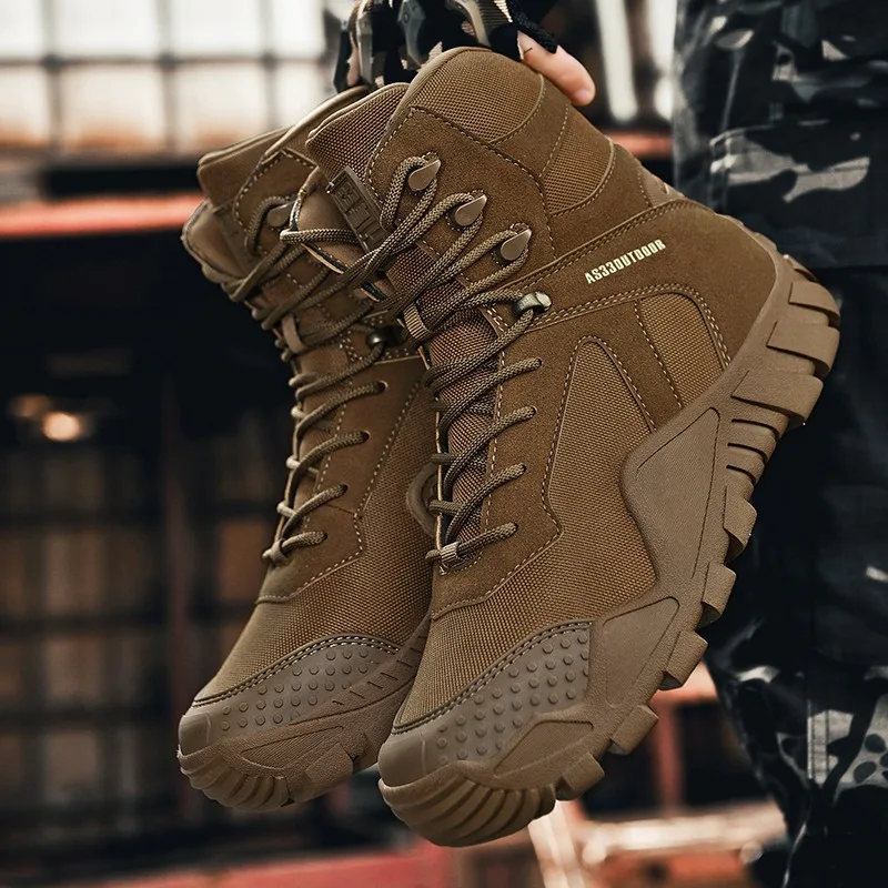 2025 New Men Tactical Boots Lace Up Waterproof Climbing Hiking Shoes Motorcycle Training Army High Quality Hunting Uni
2025 New Men Tactical Boots Lace Up Waterproof Climbing Hiking Shoes Motorcycle Training Army High Quality Hunting Uni