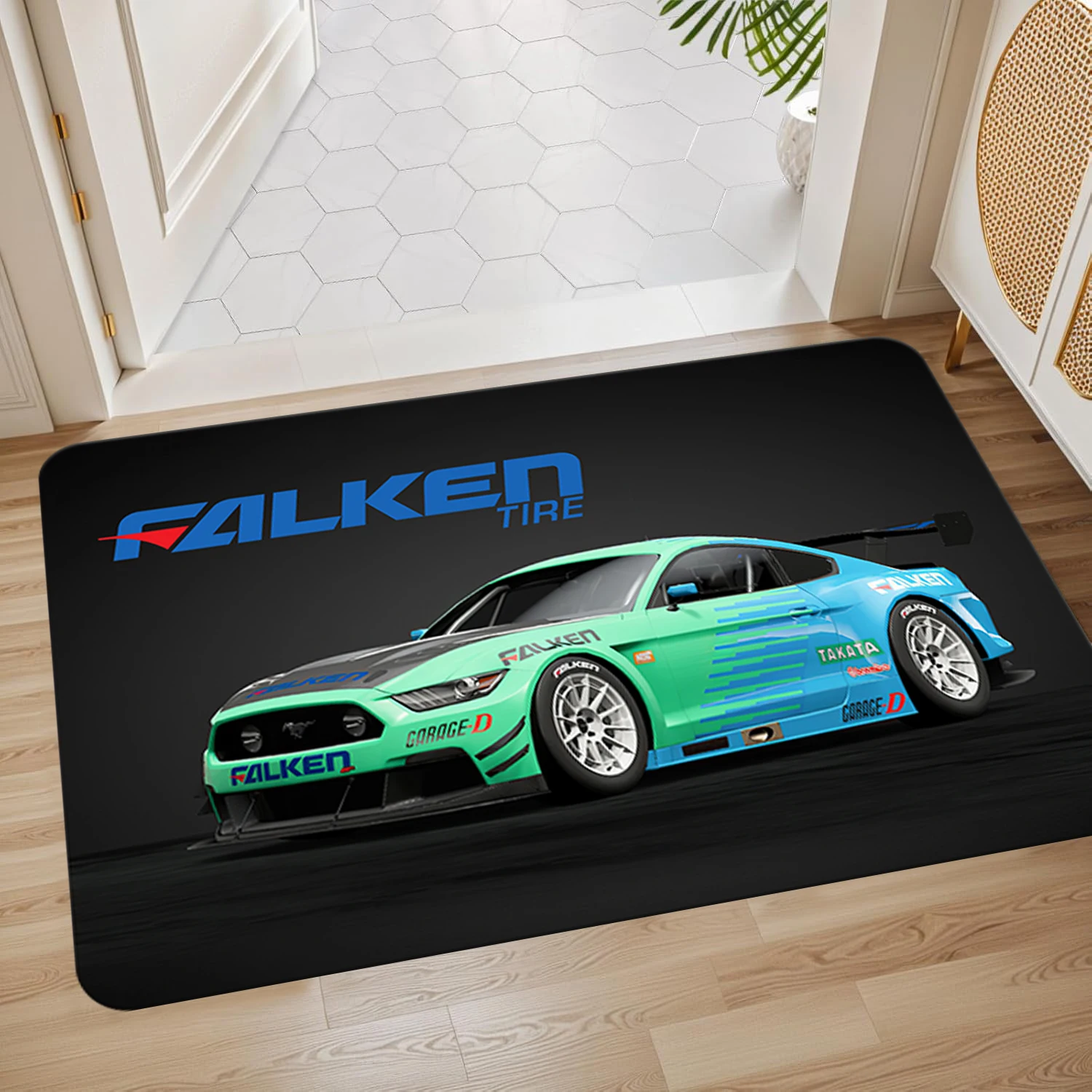 1 шт., F-Falkens, гоночный автомобиль, напольный коврик, противоскользящий коврик для кухни, спальни, ковер для гостиной, входной коврик
1 шт., F-Falkens, гоночный автомобиль, напольный коврик, противоскользящий коврик для кухни, спальни, ковер для гостиной, входной коврик