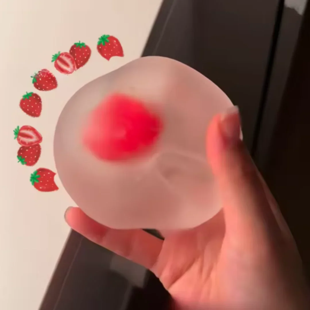 Strawberry Mochi Squeeze Toys Stress Relief and Vent Anger Fidget Toys Slow Rebound Stress Relief Toy Relieve Stress Squishy Toy
Strawberry Mochi Squeeze Toys Stress Relief and Vent Anger Fidget Toys Slow Rebound Stress Relief Toy Relieve Stress Squishy Toy