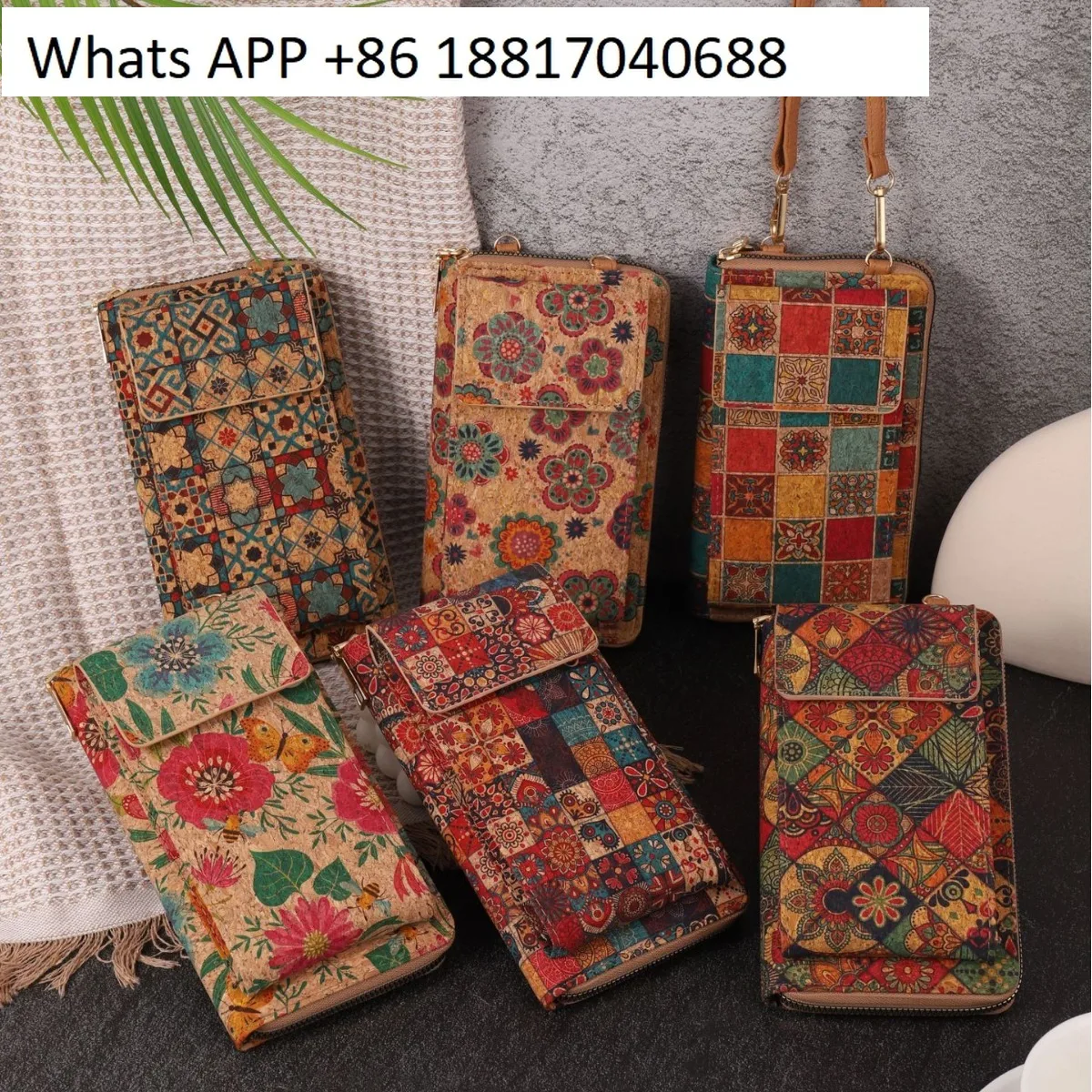 Stylish retro bohemian women's messenger bag multi-functional large-capacity mobile phone bag pu wood grain bag
Stylish retro bohemian women's messenger bag multi-functional large-capacity mobile phone bag pu wood grain bag