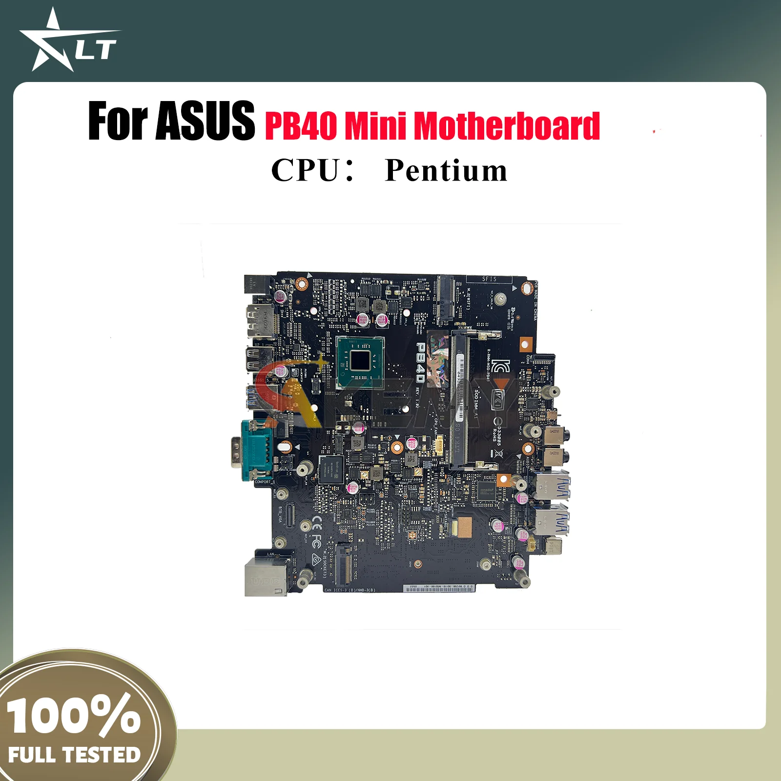 PB40 Laptop Motherboard For ASUS Mini PC PB40 PB40 Notebook Mainboard With Pentium CPU 100% tests OK fast shipping High quality
PB40 Laptop Motherboard For ASUS Mini PC PB40 PB40 Notebook Mainboard With Pentium CPU 100% tests OK fast shipping High quality