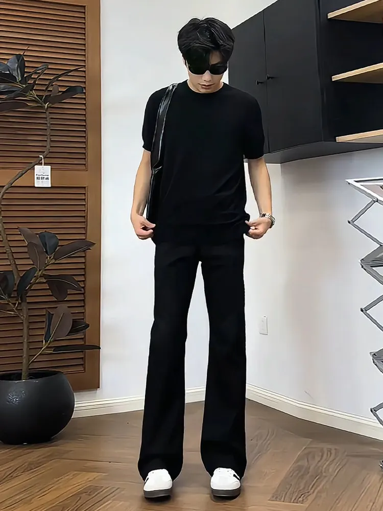 Black Slim Fit Straight Leg Jeans Men Women Summer Thin Washed Denim Pants Long Leg Effect Cleanfit Casual Trousers
Black Slim Fit Straight Leg Jeans Men Women Summer Thin Washed Denim Pants Long Leg Effect Cleanfit Casual Trousers