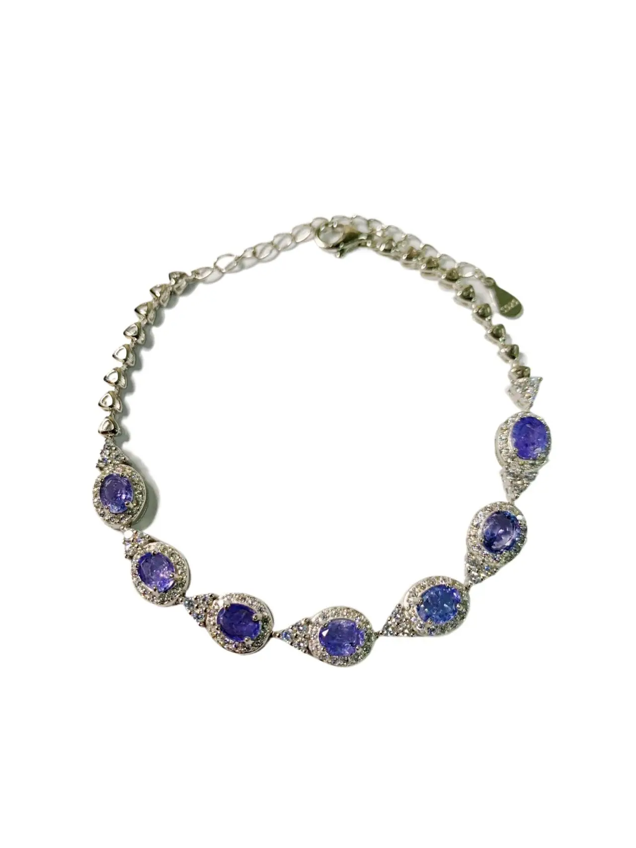 ZECAA Tanzanite Jewelry Tanzanite Lady Bracelet With Natural Tanzanite Gemstone 4*5mm New Woman Tanzanite Bracelet Jewelry
ZECAA Tanzanite Jewelry Tanzanite Lady Bracelet With Natural Tanzanite Gemstone 4*5mm New Woman Tanzanite Bracelet Jewelry