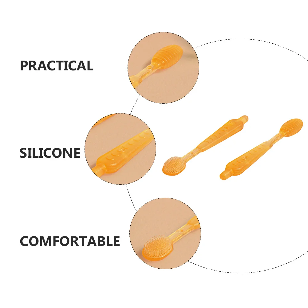 1 set 1 Set Infant Silicone Toothbrush For Oral Care Tongue Cleaning Toddler Gums Trainer Mouth Cleaner Kit Orange
1 set 1 Set Infant Silicone Toothbrush For Oral Care Tongue Cleaning Toddler Gums Trainer Mouth Cleaner Kit Orange