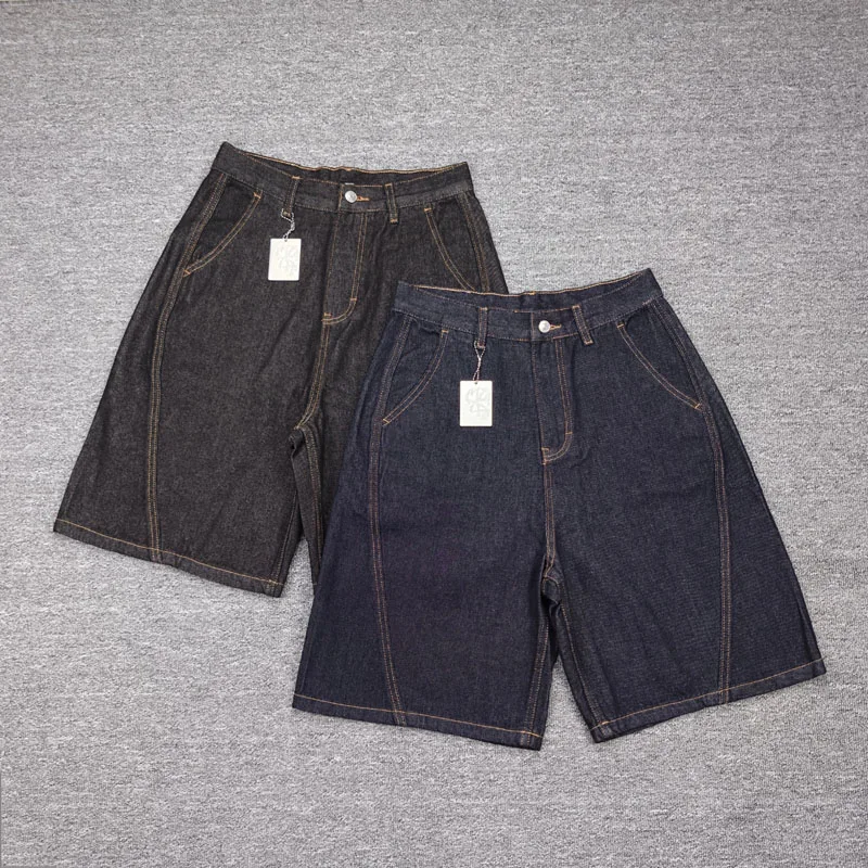 26SS High Street Trend Straight Mertre Denim Shorts American Style Men's Women's Shorts
26SS High Street Trend Straight Mertre Denim Shorts American Style Men's Women's Shorts