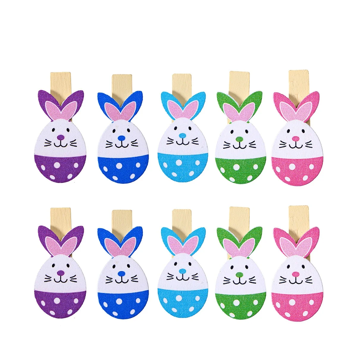 50pcs Wooden Photo Clips Bright Colorful Cartoon Rabbit Shaped Easter Crafts Decorations Pegs Home Office Party Use
50pcs Wooden Photo Clips Bright Colorful Cartoon Rabbit Shaped Easter Crafts Decorations Pegs Home Office Party Use