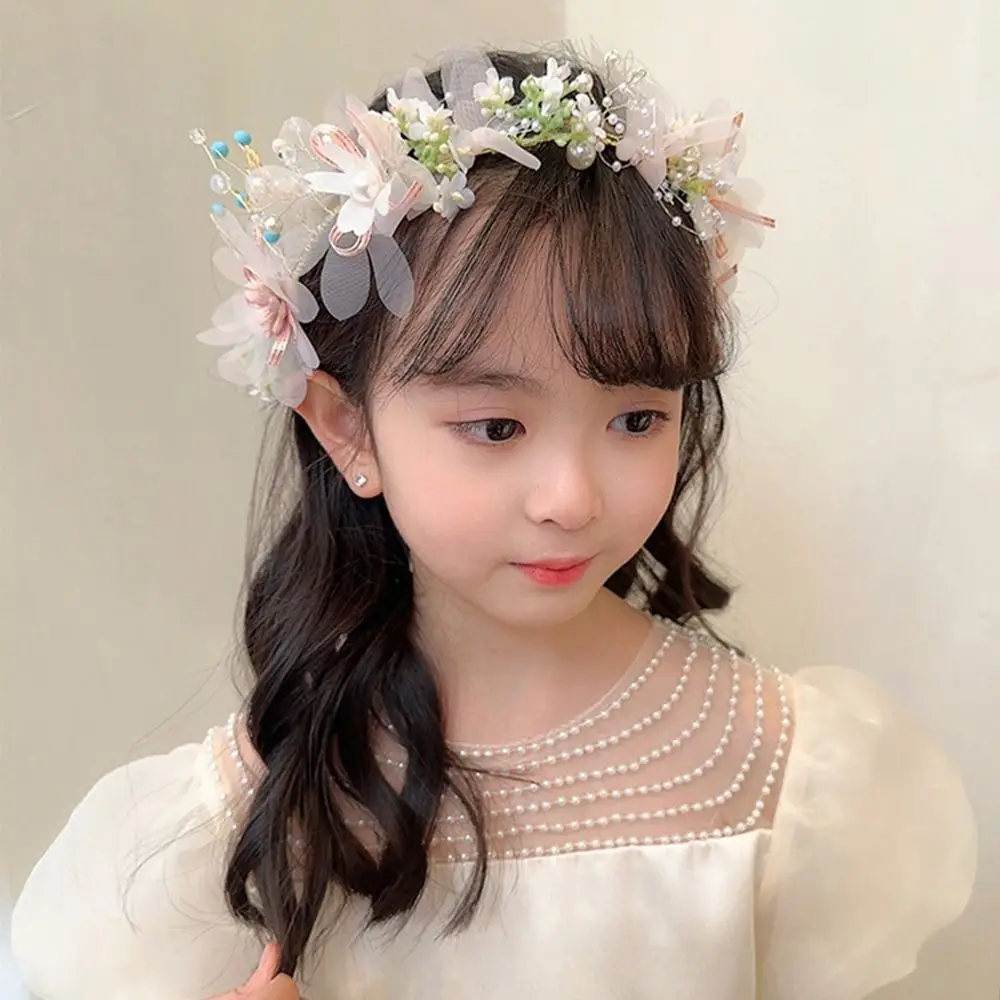 Lovable Cloth Headdress Pearl Photography Props Hair Band Hair Hoop Korean Style Headband Girl Flower Crown Children Wreath
Lovable Cloth Headdress Pearl Photography Props Hair Band Hair Hoop Korean Style Headband Girl Flower Crown Children Wreath