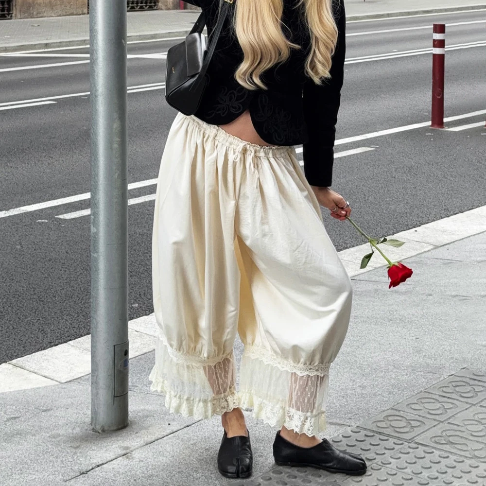 Talenza Women's Loose Pants Fashion Lace Patchwork Solid Casual Straight Pants Summer Party Commuting Streetwear Women's Pants
Talenza Women's Loose Pants Fashion Lace Patchwork Solid Casual Straight Pants Summer Party Commuting Streetwear Women's Pants